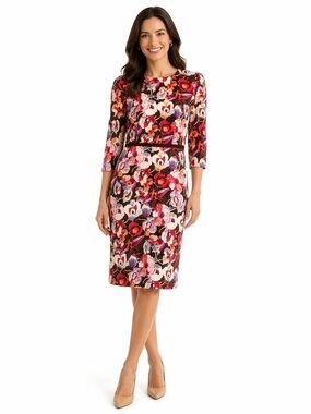 Peter Som Floral Italian Silk Dress NWOT